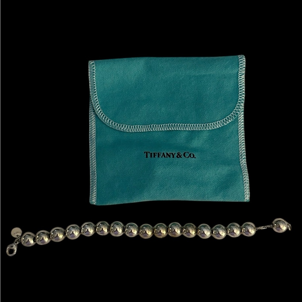100% Authentic Tiffany & Co. Silver Ball  Bracelet